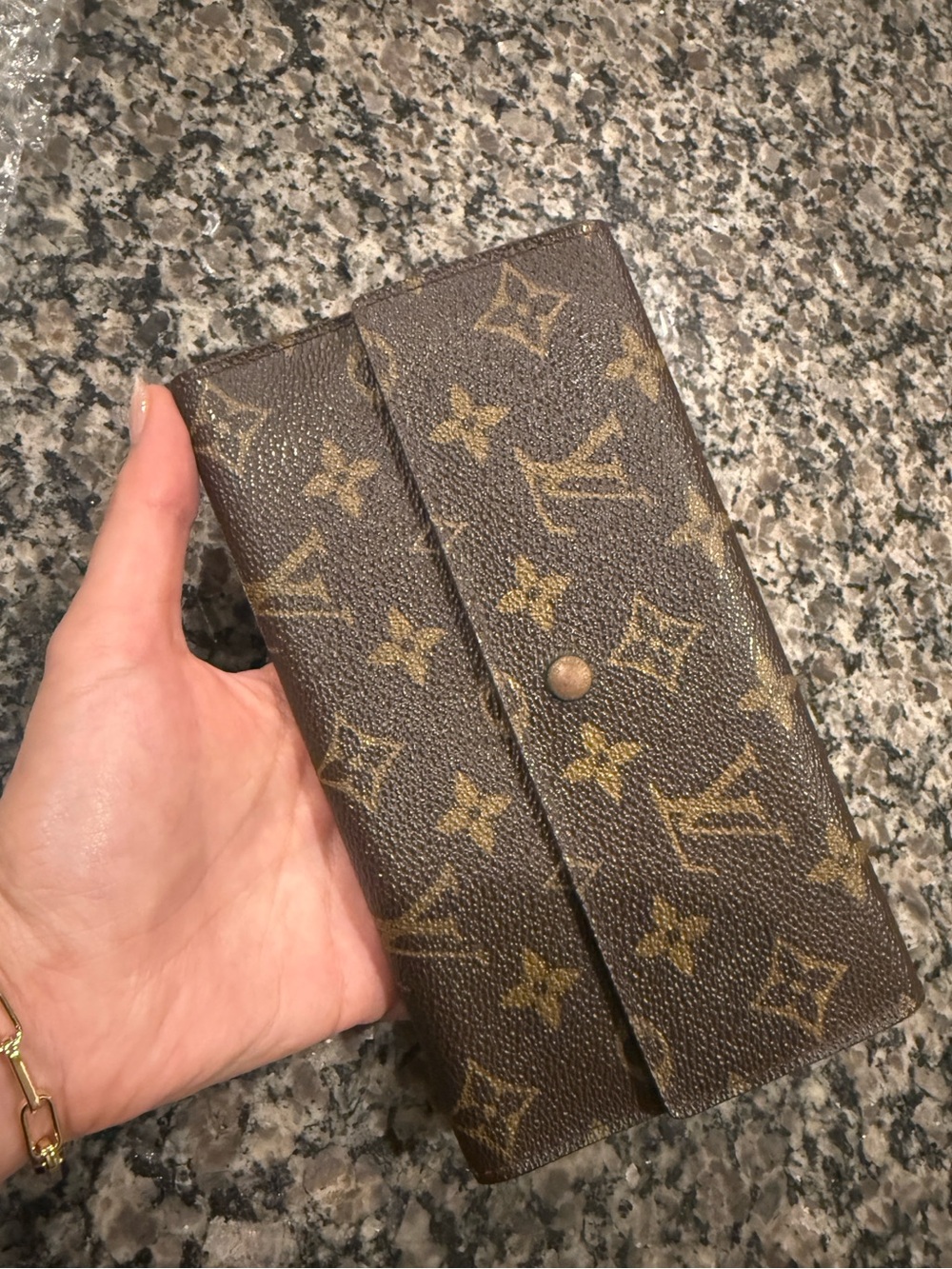 Louis Vuitton Brown Monogram Continental Wallet